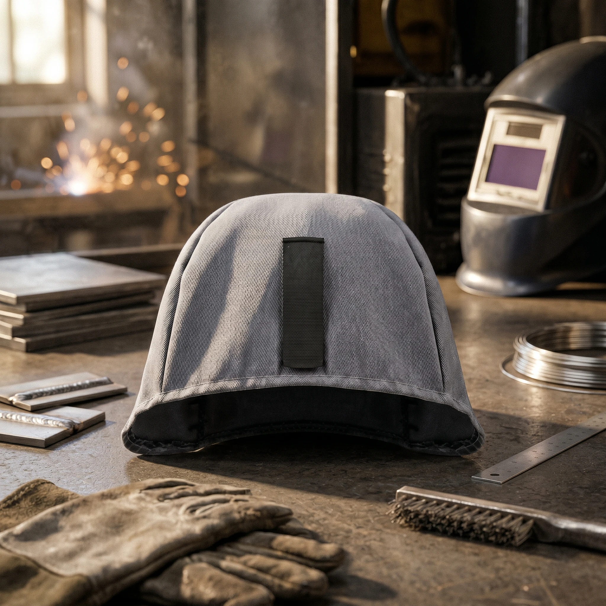 Flame-Resistant Metal-Fusing Hood Thickened Weld Cap Metal-Fusing Head Cover fireproofProof Safety Gear Breathable for Welders
Flame-Resistant Metal-Fusing Hood Thickened Weld Cap Metal-Fusing Head Cover fireproofProof Safety Gear Breathable for Welders