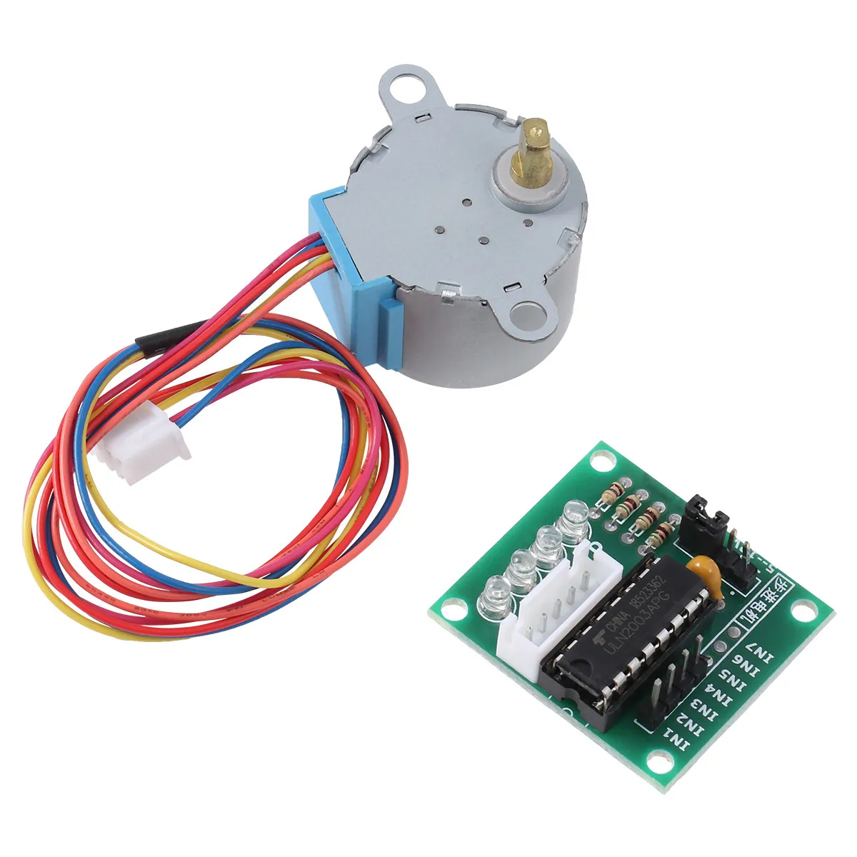 Dc 5V 5-Wire Stepper Motor with Uln2003 Driver Board Module Set Direct Plug-in Compatible for Development Boards
Dc 5V 5-Wire Stepper Motor with Uln2003 Driver Board Module Set Direct Plug-in Compatible for Development Boards