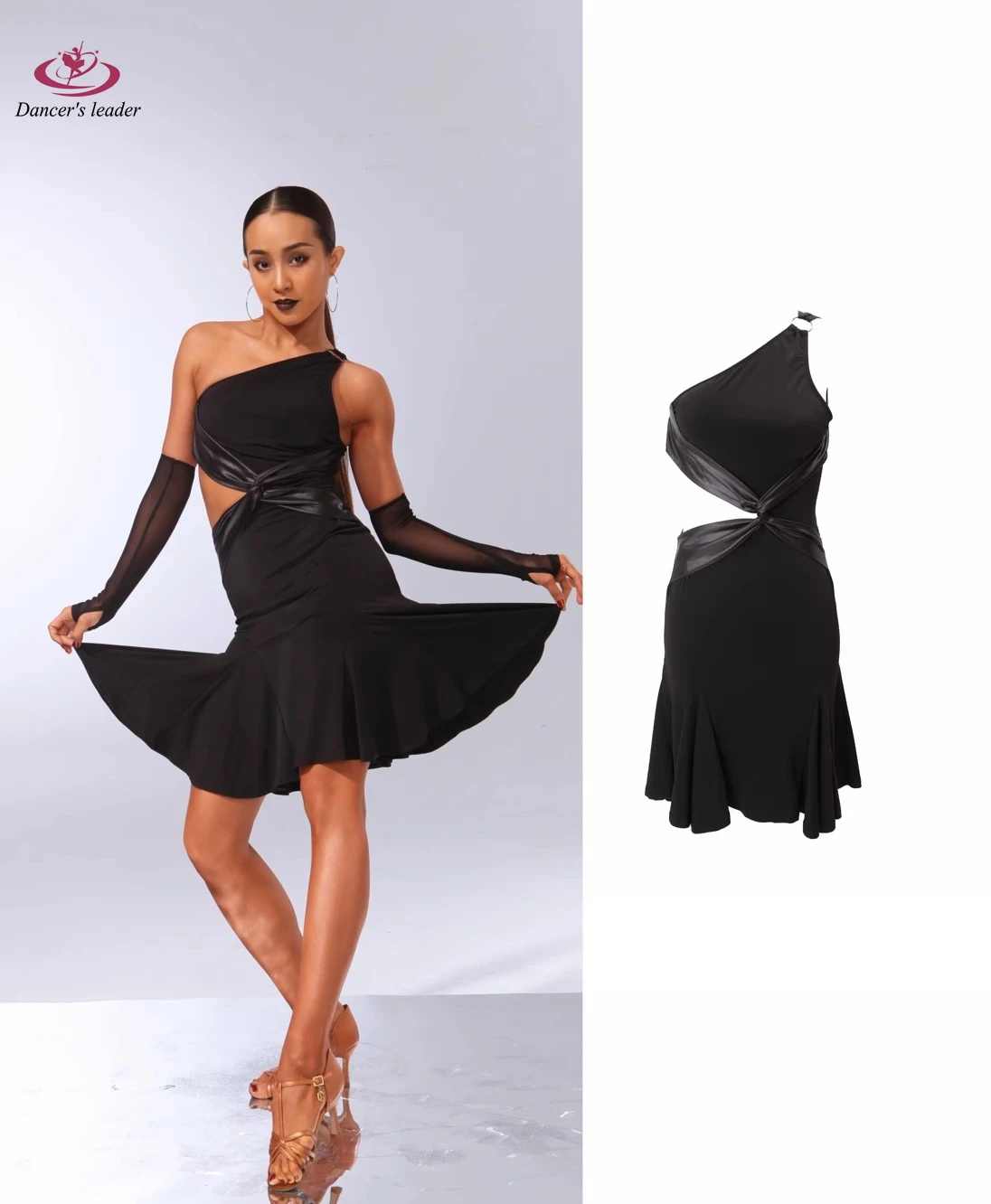 Latin Dance Practice Dress Women's Slim Shoulder dress Design High-grade Rumba Dance Dress with Chest Pad
Latin Dance Practice Dress Women's Slim Shoulder dress Design High-grade Rumba Dance Dress with Chest Pad