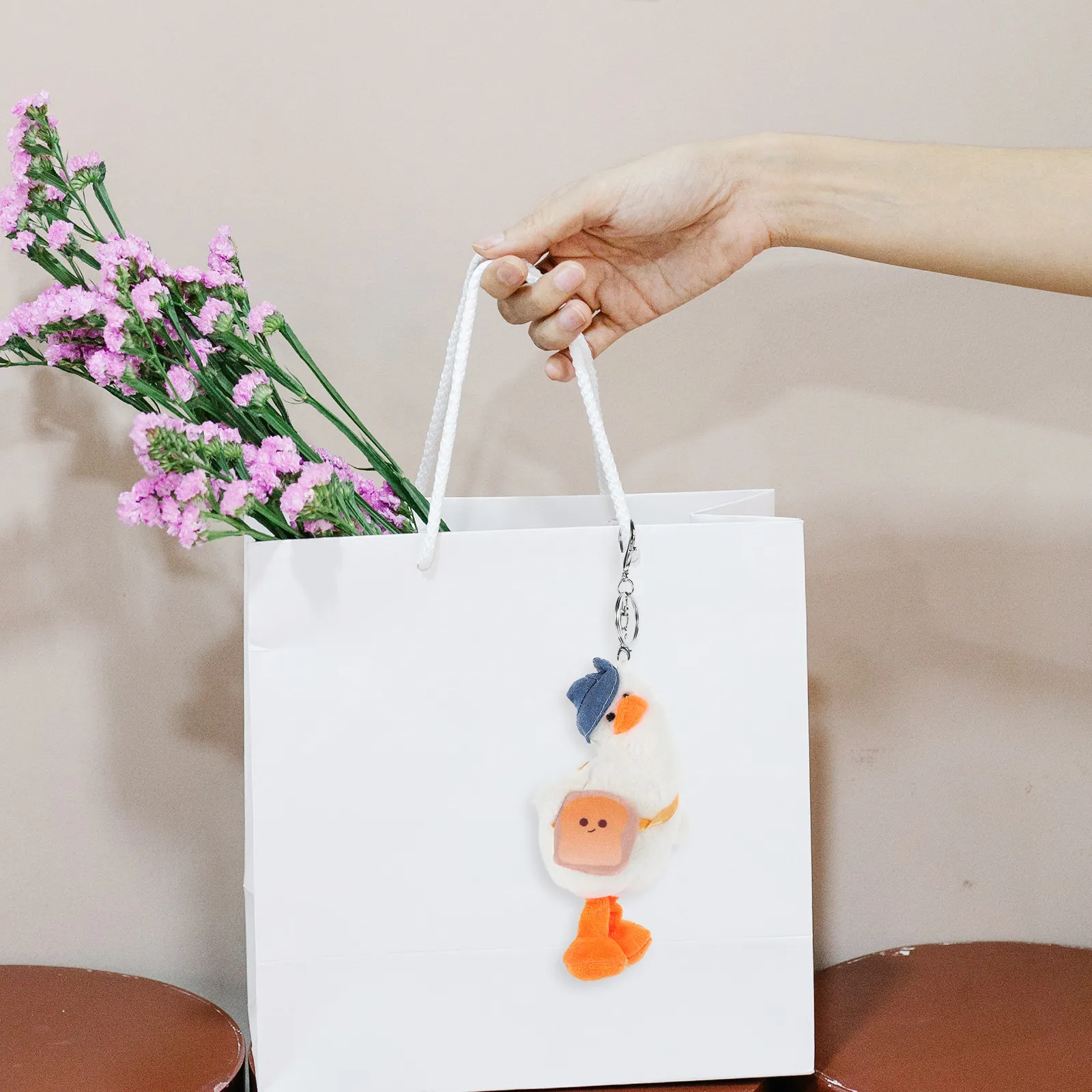 Duck Keychain Hanging Pendant Soft Cute Decoration for Bag Car Backpack Charm Gift for Holiday Festival Birthday
Duck Keychain Hanging Pendant Soft Cute Decoration for Bag Car Backpack Charm Gift for Holiday Festival Birthday