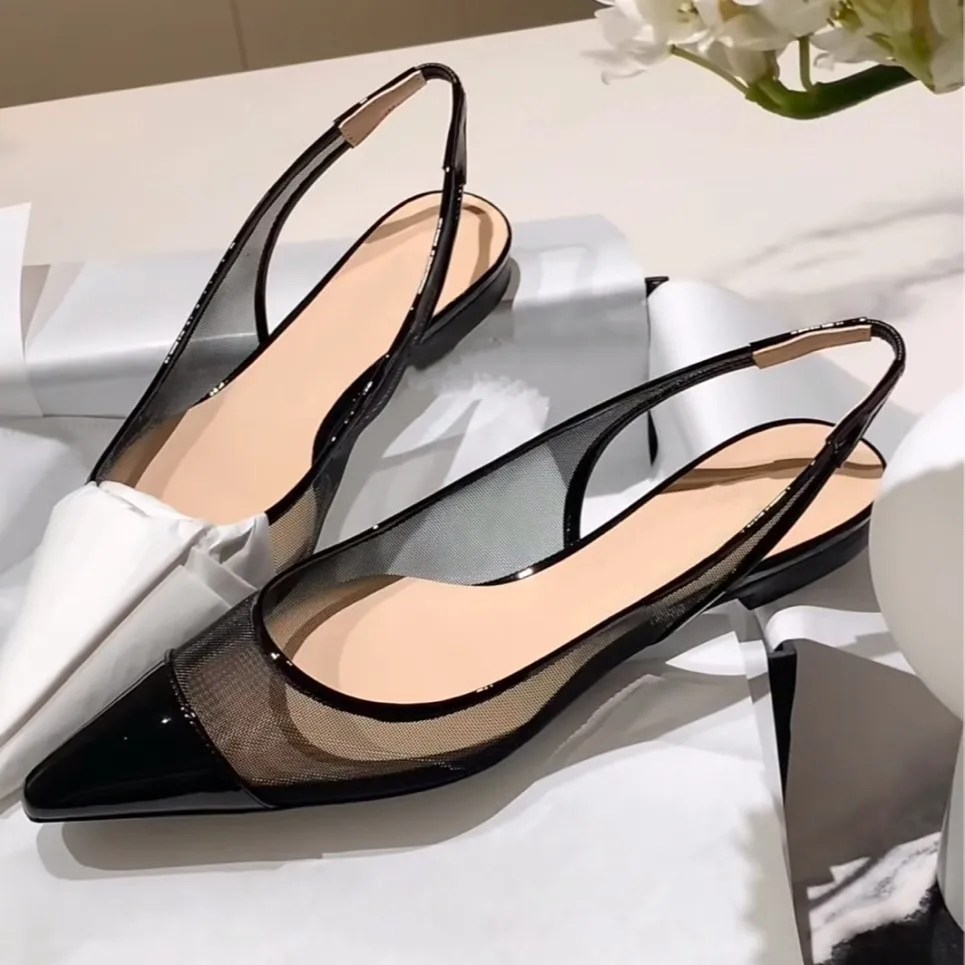 New Style Stiletto Heel Slingback Shoes Women 2025 Summer One-Word Buckle Mesh Pvc Pointed Toe Women’s Sandals Sexy High Heels
New Style Stiletto Heel Slingback Shoes Women 2025 Summer One-Word Buckle Mesh Pvc Pointed Toe Women’s Sandals Sexy High Heels