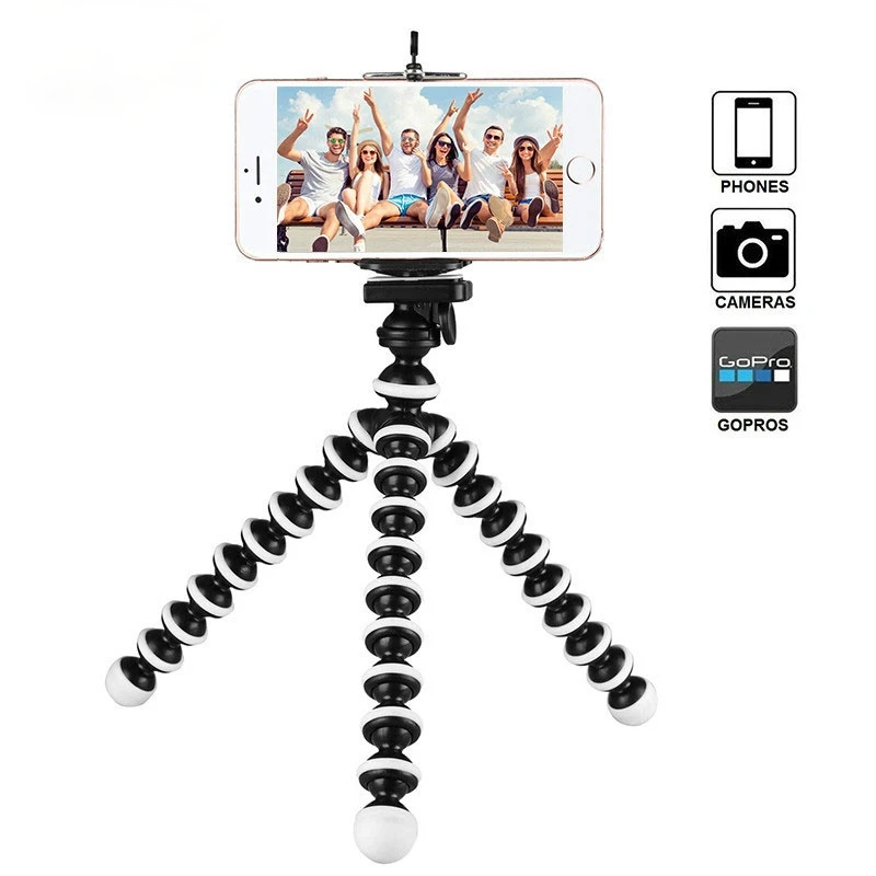 Octopus Flexible Tripod Stand Gorillapod for Phone Telefon Mobile Phone Smartphone Dslr Camera Table Desk Mini Tripod With Clip
Octopus Flexible Tripod Stand Gorillapod for Phone Telefon Mobile Phone Smartphone Dslr Camera Table Desk Mini Tripod With Clip