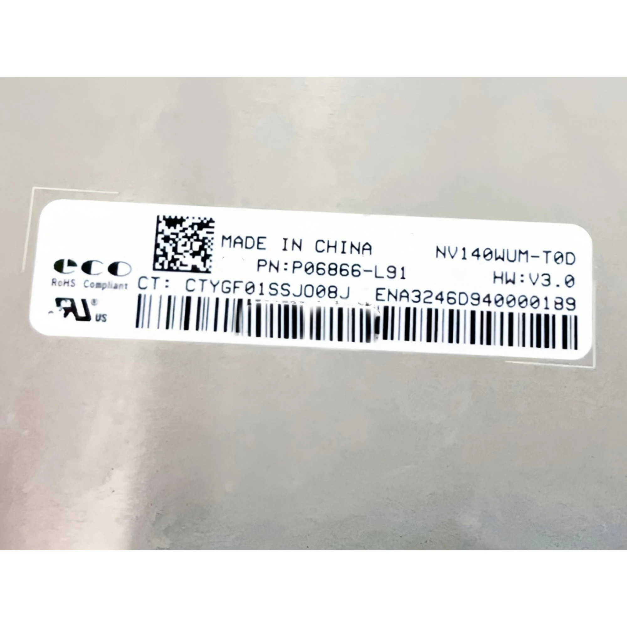 NV140WUM-T0D 14.0 inch 1920X1200 30 pins Touch LCD Display Panel Laptop Matrix LED Screen Replacement
NV140WUM-T0D 14.0 inch 1920X1200 30 pins Touch LCD Display Panel Laptop Matrix LED Screen Replacement