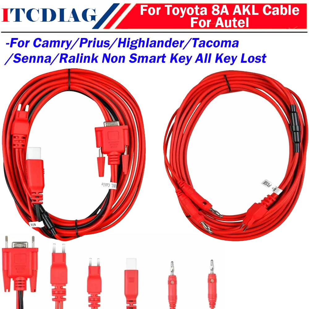 Autel 8A AKL кабель для Toyota не умный ключ все ключи потерянный адаптер работает с APB112 и стандартным кабелем GBOX Диагностический кабель для автомобиля
Autel 8A AKL кабель для Toyota не умный ключ все ключи потерянный адаптер работает с APB112 и стандартным кабелем GBOX Диагностический кабель для автомобиля