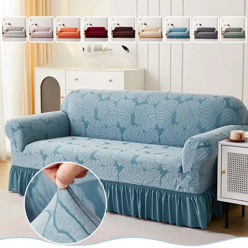 Жаккардовый чехол для дивана с мягкими листьями и юбкой для гостиной, дома, отеля, эластичный чехол для дивана, L-образный угловой угловой чехол 1/2/3/4 местности (100파 커버
Жаккардовый чехол для дивана с мягкими листьями и юбкой для гостиной, дома, отеля, эластичный чехол для дивана, L-образный угловой угловой чехол 1/2/3/4 местности (100파 커버
