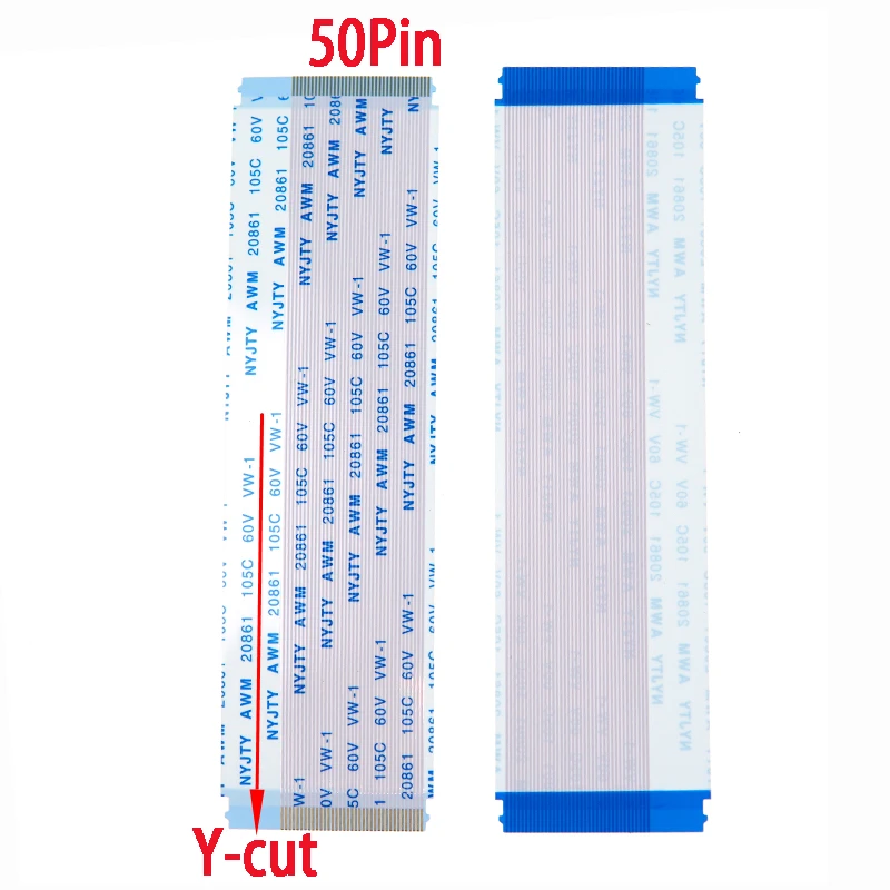 Y-cut Awm 20861 105C 60V VW-1 0.5mm Pitch 50Pin FFC Flexible Flat Cable 100mm for Camera & Home Appliance
Y-cut Awm 20861 105C 60V VW-1 0.5mm Pitch 50Pin FFC Flexible Flat Cable 100mm for Camera & Home Appliance