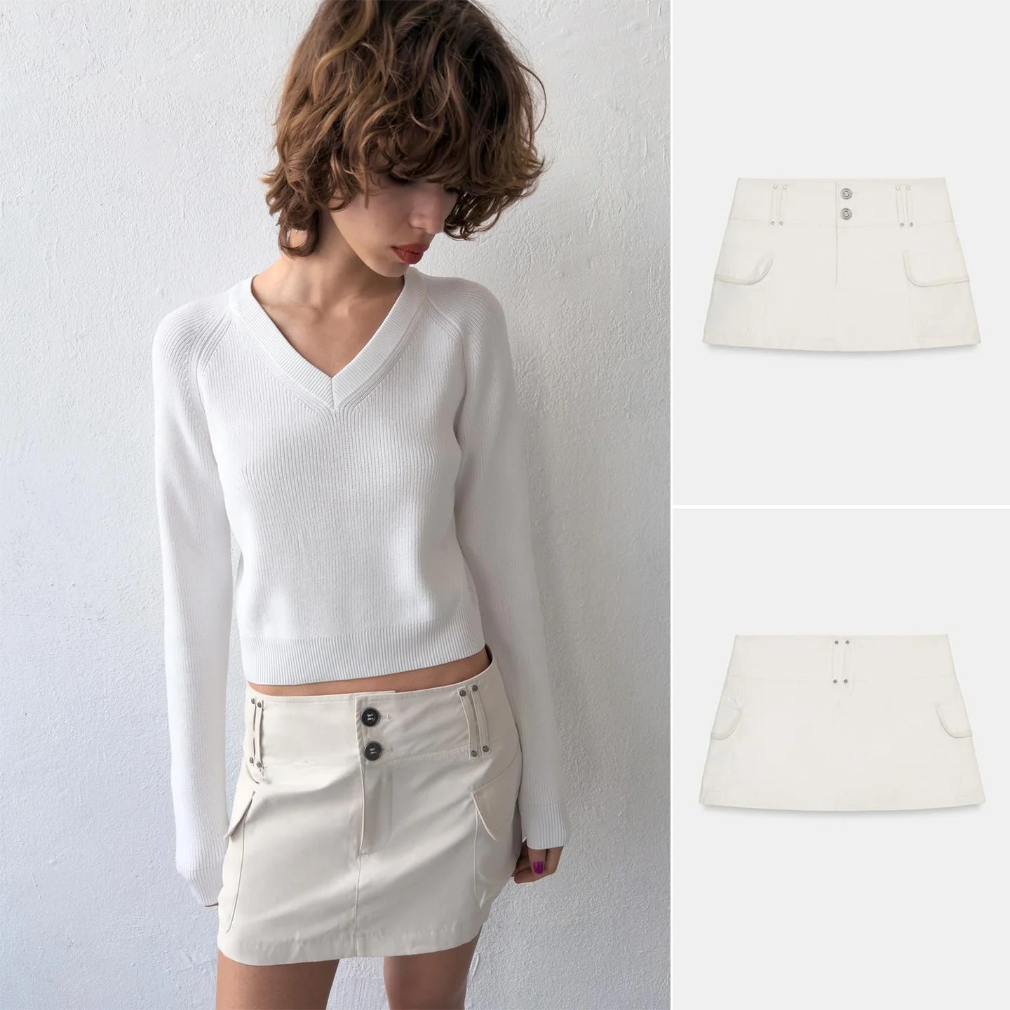 Spring New Women's Metal Button Zipper Casual Pocket Decorated Skirt Pants Standard Waist A-Line Polyester Fiber Washed
Spring New Women's Metal Button Zipper Casual Pocket Decorated Skirt Pants Standard Waist A-Line Polyester Fiber Washed