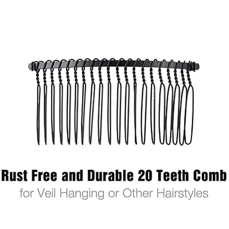 30pcs fashionable black alloy hair clip with 20 teeth twisted pattern comb - wave design, taming frizz and shaping bangs
30pcs fashionable black alloy hair clip with 20 teeth twisted pattern comb - wave design, taming frizz and shaping bangs
