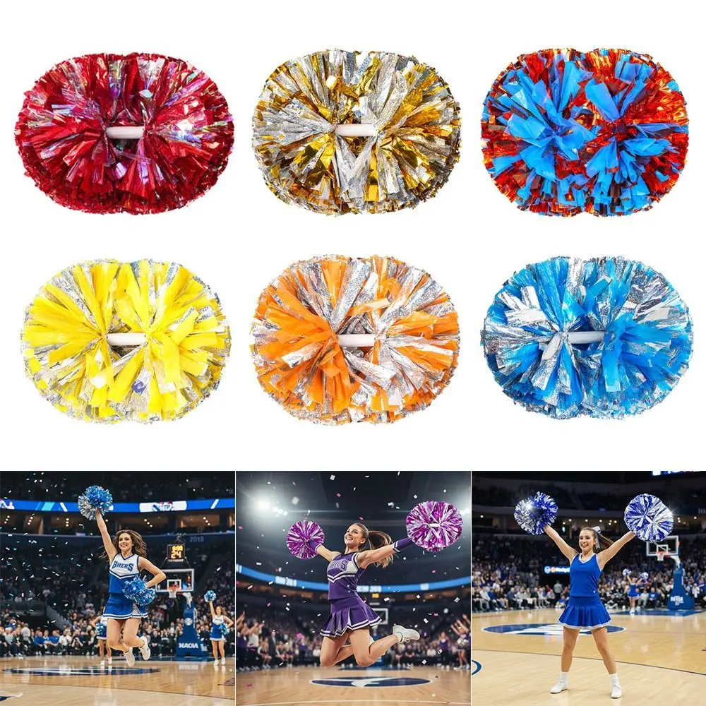 30cm*37cm Cheerleader Pom Poms Double Hole Handle PET Dance Props Come On Props Multicolors Sports Match Vocal Ball Sport Events
30cm*37cm Cheerleader Pom Poms Double Hole Handle PET Dance Props Come On Props Multicolors Sports Match Vocal Ball Sport Events