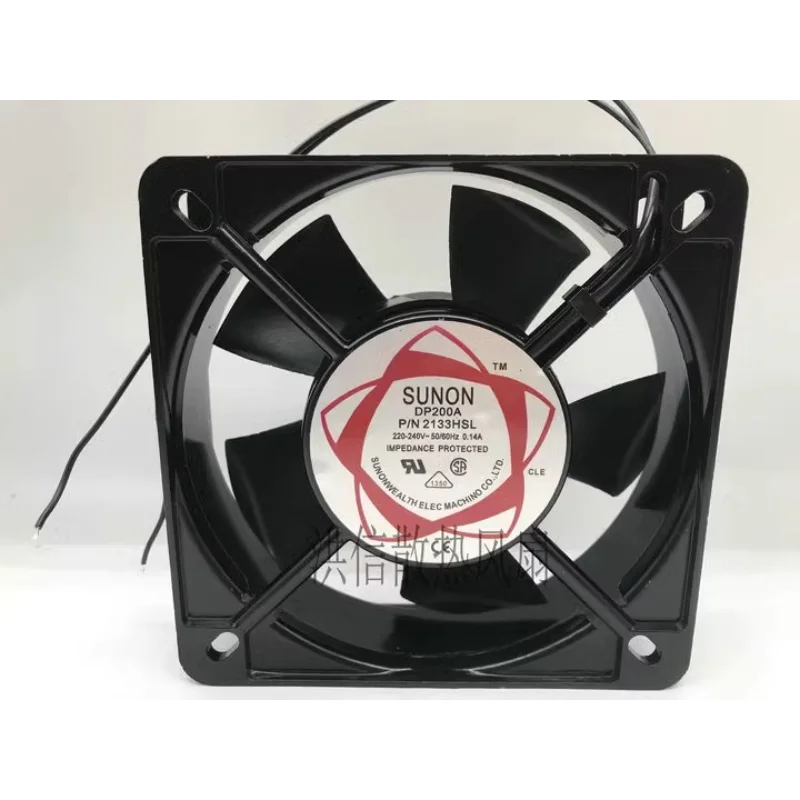 Original CPU Cooler Fan for SUNON DP200A P/N 2133HSL AC 220-240V 0.14A 135*135*38mm
Original CPU Cooler Fan for SUNON DP200A P/N 2133HSL AC 220-240V 0.14A 135*135*38mm