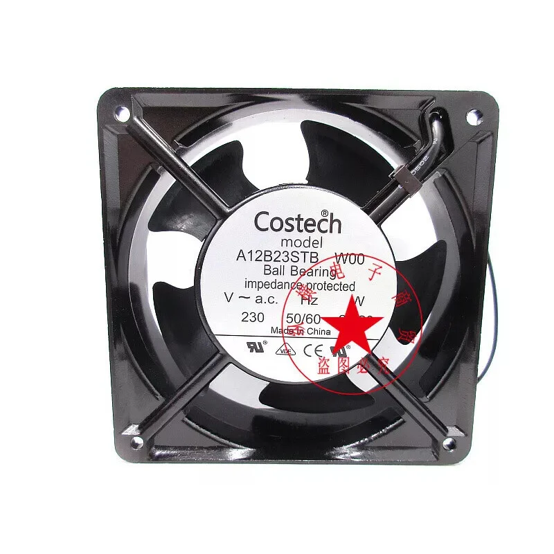 Вентилятор охлаждения с алюминиевой рамой для COSTECH A12B23STB W00 230 В 22/20 Вт
Вентилятор охлаждения с алюминиевой рамой для COSTECH A12B23STB W00 230 В 22/20 Вт