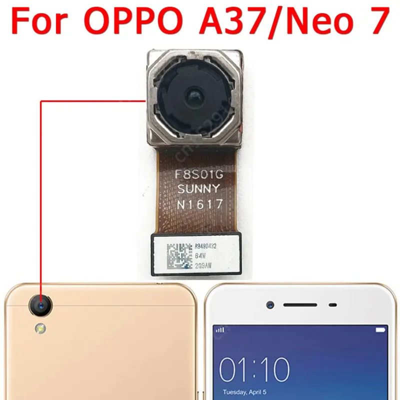 Оригинальная камера заднего вида для OPPO Neo 7 A37 Neo7, основная большая задняя камера заднего вида, модуль фотовспышки, запасные части
Оригинальная камера заднего вида для OPPO Neo 7 A37 Neo7, основная большая задняя камера заднего вида, модуль фотовспышки, запасные части