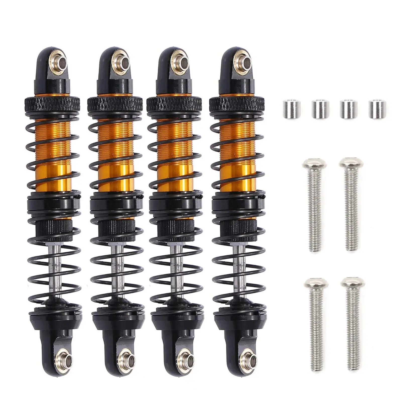 4pcs Shock Absorber Car Adjustable 80mm Metal Shock Absorber Damper for 1/10 CC01 Remote Control Crawler Off-road Car
4pcs Shock Absorber Car Adjustable 80mm Metal Shock Absorber Damper for 1/10 CC01 Remote Control Crawler Off-road Car