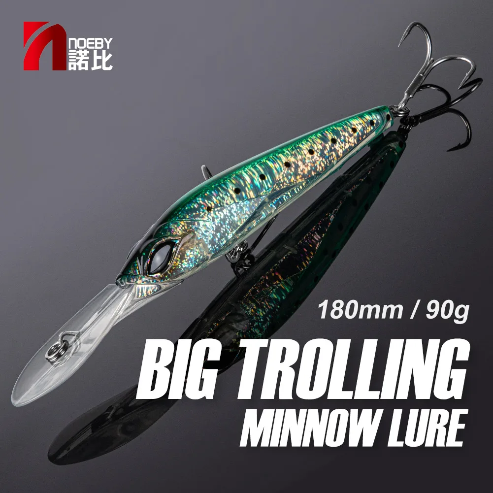 Воблер Noeby Trolling Minnow 18 см 90 г, тонущий, для крупной рыбы, искусственная жесткая приманка для морской рыбалки на GT и тунца
Воблер Noeby Trolling Minnow 18 см 90 г, тонущий, для крупной рыбы, искусственная жесткая приманка для морской рыбалки на GT и тунца