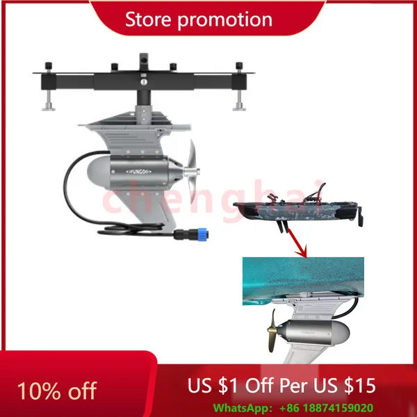 Компактный и легкий электродвигатель для каяков. Мощная скорость тяги 10,5 кг. до 8 км/ч.
Компактный и легкий электродвигатель для каяков. Мощная скорость тяги 10,5 кг. до 8 км/ч.