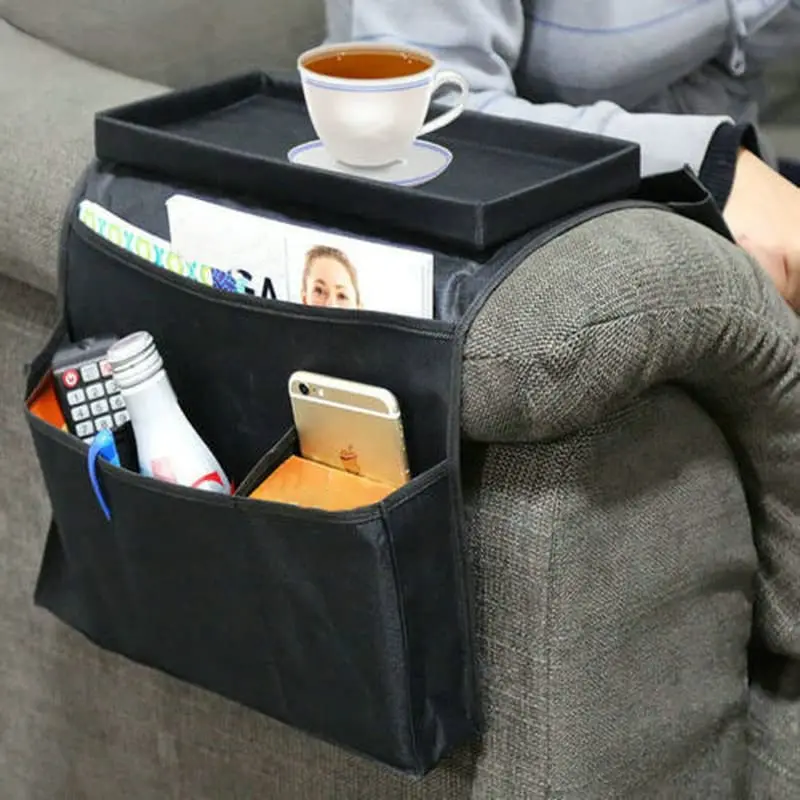 Gray Sofa Storage Bag Hanging Armrest Organizer for Home Remote Control Storage Solution
Gray Sofa Storage Bag Hanging Armrest Organizer for Home Remote Control Storage Solution