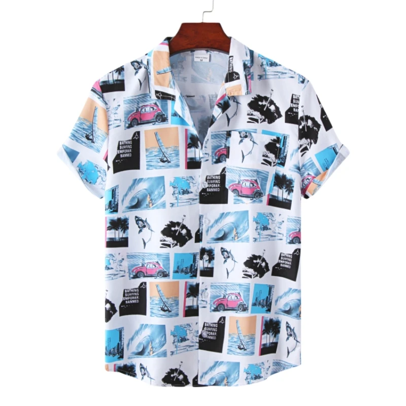 Luxury Men's Shirt Men's Shirts Man Shirts High Quality Fashion Clothing Blouses Social T-shirts Hawaiian Cotton Short Sleeve
Luxury Men's Shirt Men's Shirts Man Shirts High Quality Fashion Clothing Blouses Social T-shirts Hawaiian Cotton Short Sleeve