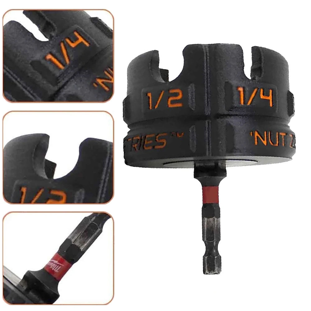 Nut Zip Drill Attachment Multifunction Hex Shank Nut Driver Extractor Portable Bolt Extractor Tool for Fast Nut and Bolt Removal
Nut Zip Drill Attachment Multifunction Hex Shank Nut Driver Extractor Portable Bolt Extractor Tool for Fast Nut and Bolt Removal