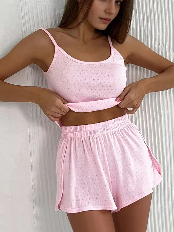 Sexy Knitted Vest Shorts Set Home Clothes New Arrival Summer Collection round Neck Casual Wear for Young Adults
Sexy Knitted Vest Shorts Set Home Clothes New Arrival Summer Collection round Neck Casual Wear for Young Adults