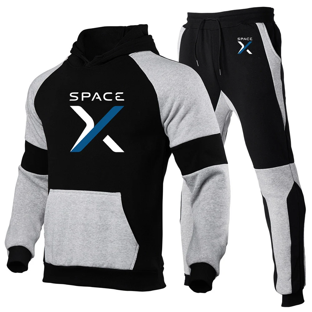 2026 SpaceX Space X Logo Print Spring And Autumn Men's New Casual Splicing Hoodie+Sports Pants Harajuku Simple Suit
2026 SpaceX Space X Logo Print Spring And Autumn Men's New Casual Splicing Hoodie+Sports Pants Harajuku Simple Suit