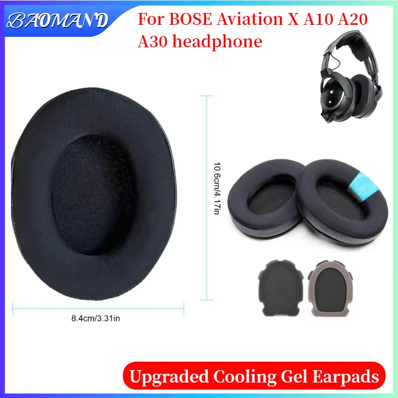 Updated Cooling-Gel earpads,Compatible for BOSE Aviation X A10 A20 A30 Replacement Ear Pads Cooling-Gel Noise Isolation
Updated Cooling-Gel earpads,Compatible for BOSE Aviation X A10 A20 A30 Replacement Ear Pads Cooling-Gel Noise Isolation