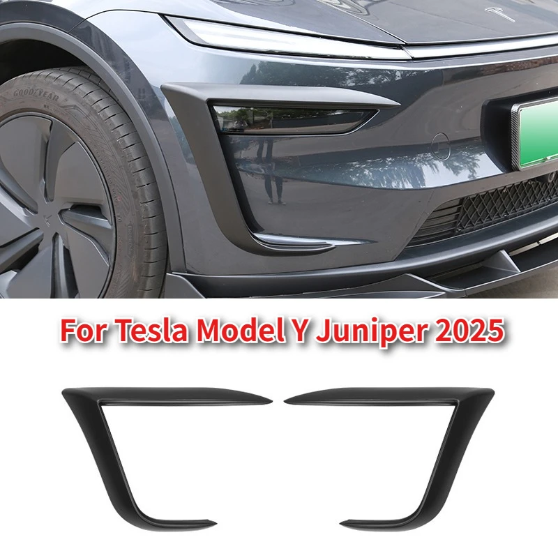 For Tesla Model Y Juniper 2025 Front Bumper Cover Wind Knife Fog Lamp Sticker Eyebrow Spoiler Blade Trim ABS Car Modification
For Tesla Model Y Juniper 2025 Front Bumper Cover Wind Knife Fog Lamp Sticker Eyebrow Spoiler Blade Trim ABS Car Modification