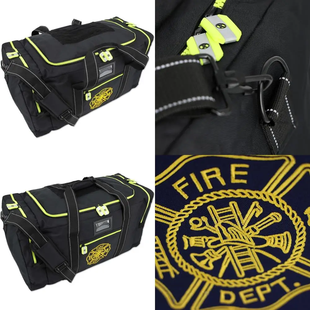 Firefighter Turnout Gear Bag with Maltese Cross Emblem
Firefighter Turnout Gear Bag with Maltese Cross Emblem