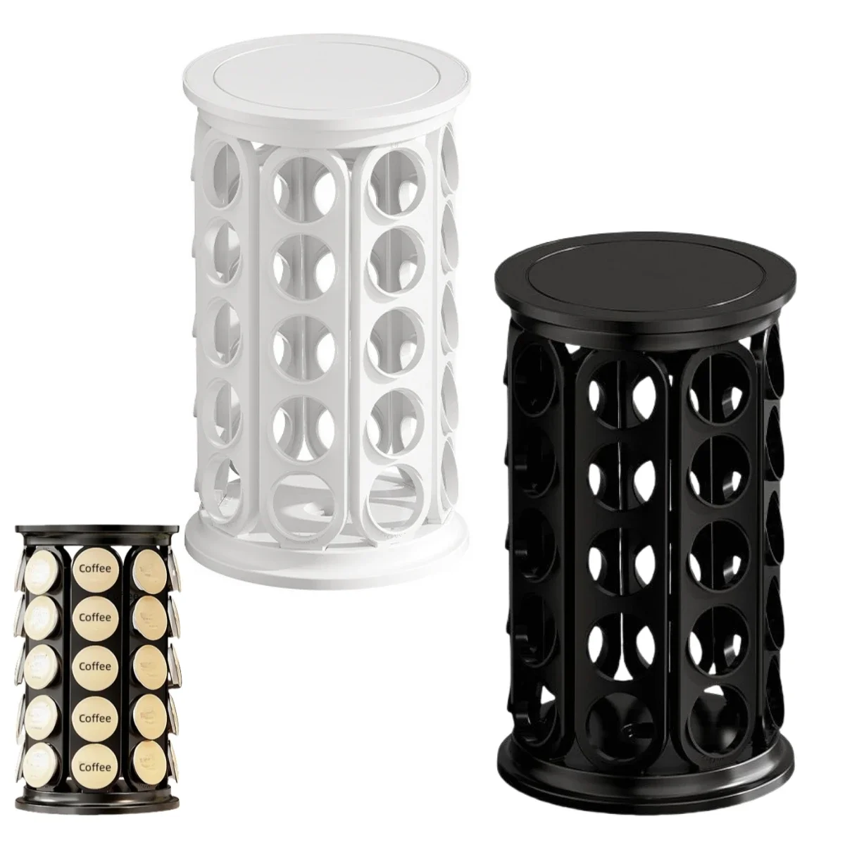 Desktop Rotatable Coffee Capsule Holder Storage Rack Organizer Stand 40 Holes Home Cafe Display Shelf Desktop Organizer
Desktop Rotatable Coffee Capsule Holder Storage Rack Organizer Stand 40 Holes Home Cafe Display Shelf Desktop Organizer