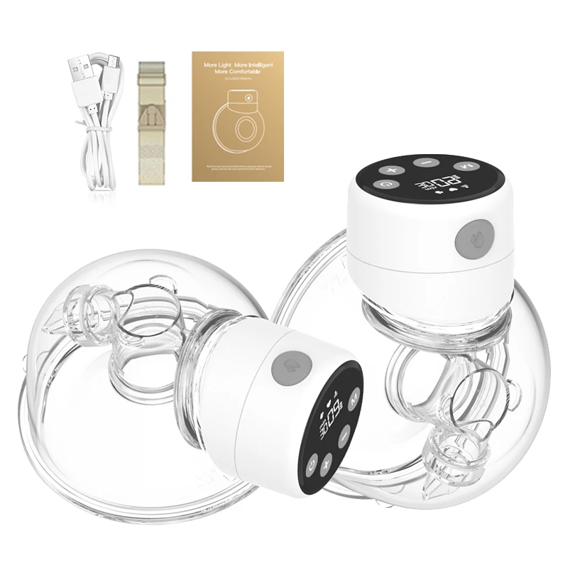 Portable Wearable Electric Breast Pump with Hands-Free Feature Low Noise Painless Experience Made Silicon Included Milk Bag
Portable Wearable Electric Breast Pump with Hands-Free Feature Low Noise Painless Experience Made Silicon Included Milk Bag