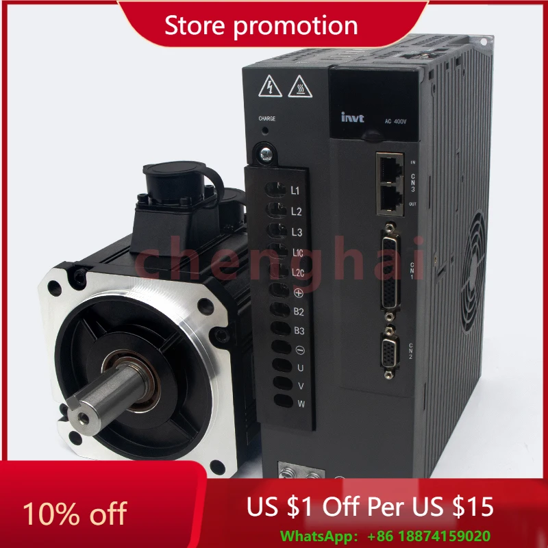 UMOT Эффективный серводвигатель переменного тока 3 кВт и привод 48 нм, 3300 об/мин, 380 В, 10 А, серводвигатель с ЧПУ, низкопрофильные сервоприводы 125 кг с 23-битным энкодером
UMOT Эффективный серводвигатель переменного тока 3 кВт и привод 48 нм, 3300 об/мин, 380 В, 10 А, серводвигатель с ЧПУ, низкопрофильные сервоприводы 125 кг с 23-битным энкодером