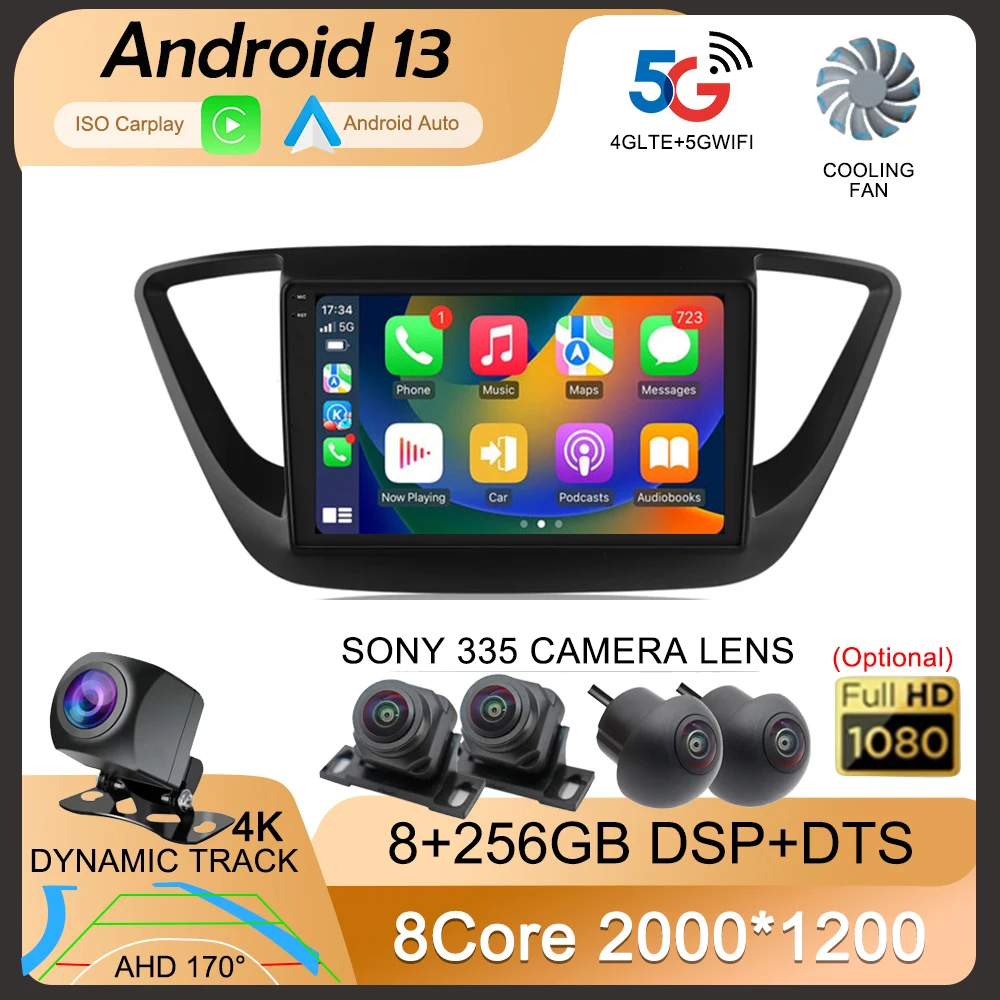 Автомобильный радиоприемник Android 13 для Hyundai Solaris 2 2017-2020, GPS-навигация, DSP мультимедийный плеер 2din 4G
Автомобильный радиоприемник Android 13 для Hyundai Solaris 2 2017-2020, GPS-навигация, DSP мультимедийный плеер 2din 4G
