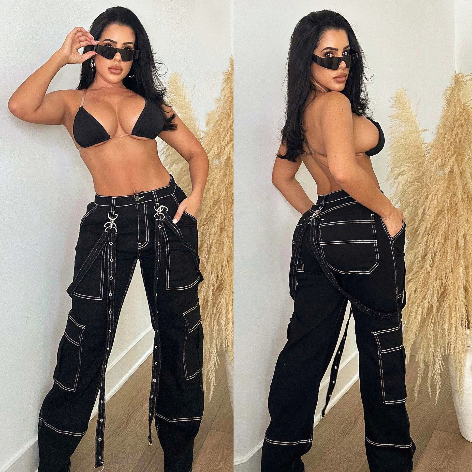 Y2K Denim Pocket Pants Streetwear Jeans High Waist Fashionc 2023 Women Winter Clothes Trousers Denim Wide Leg Baggy Cargo Pants
Y2K Denim Pocket Pants Streetwear Jeans High Waist Fashionc 2023 Women Winter Clothes Trousers Denim Wide Leg Baggy Cargo Pants