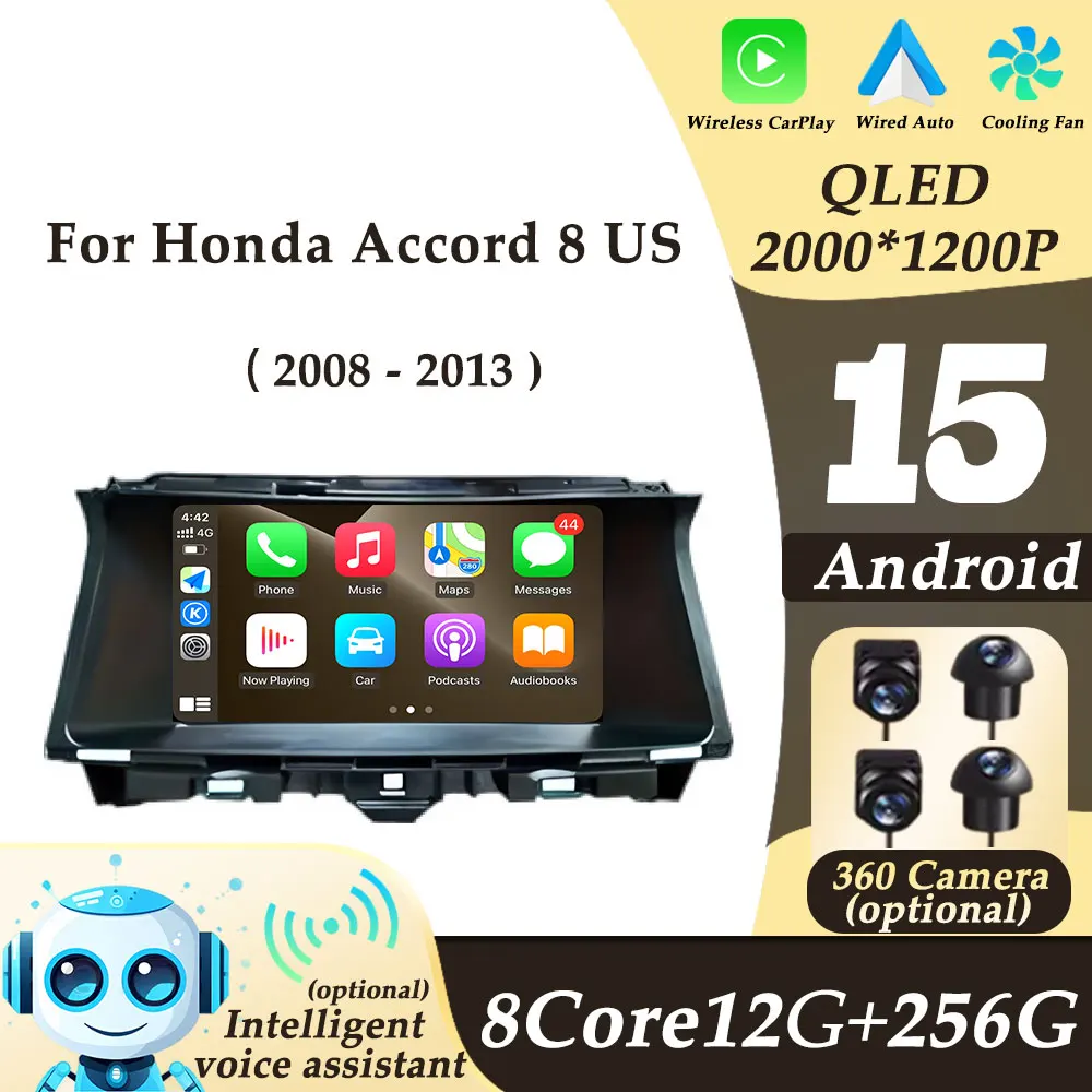 Android 15 Car Radio Video Audio Multimedi Player for Honda Accord 8 US 2008-2013 CarPlay GPS Navi DSP Stereo Split Screen WIFI
Android 15 Car Radio Video Audio Multimedi Player for Honda Accord 8 US 2008-2013 CarPlay GPS Navi DSP Stereo Split Screen WIFI