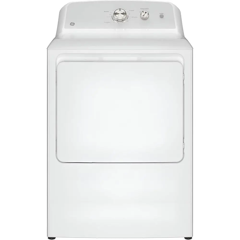 GE 7.2 cu. t. Vented Electric Dryer in White with Auto Dry and 120t Venting GTD38EASWWS
GE 7.2 cu. t. Vented Electric Dryer in White with Auto Dry and 120t Venting GTD38EASWWS
