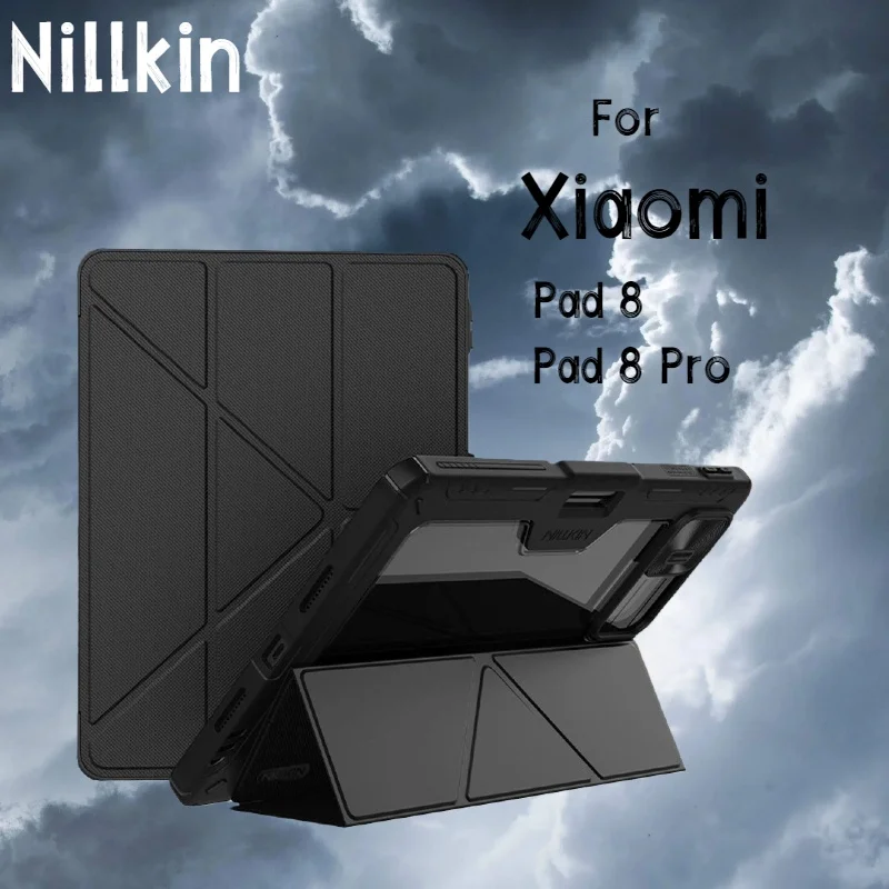 For Xiaomi Mi Pad 8 Pro Nillkin Case Bumper Flip Leather Pro Multi-angle Folding Slide Camera Cover Protect for Xiaomi Pad 8
For Xiaomi Mi Pad 8 Pro Nillkin Case Bumper Flip Leather Pro Multi-angle Folding Slide Camera Cover Protect for Xiaomi Pad 8