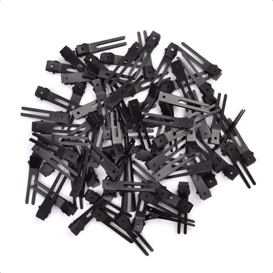 120pcs Double Prong Curl Clips 1.8' Stainl Steel Hair Clips for Hair Bow Great Pin Curl Clip Hair Salon Barber Black 1.8 inches
120pcs Double Prong Curl Clips 1.8' Stainl Steel Hair Clips for Hair Bow Great Pin Curl Clip Hair Salon Barber Black 1.8 inches