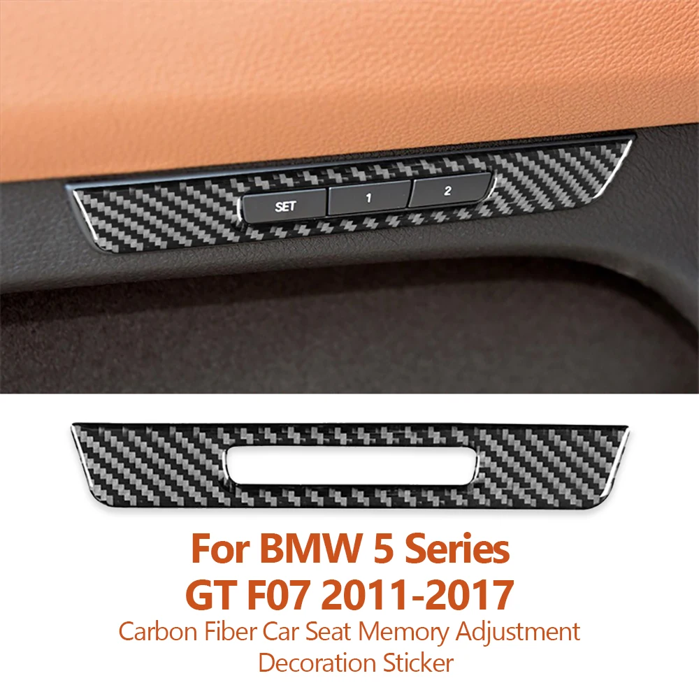 For BMW 5 Series GT F07 2011-2017 Carbon Fiber Car-Styling Car Seat Memory Adjustment Decoration Stickers Auto Accessoriess
For BMW 5 Series GT F07 2011-2017 Carbon Fiber Car-Styling Car Seat Memory Adjustment Decoration Stickers Auto Accessoriess