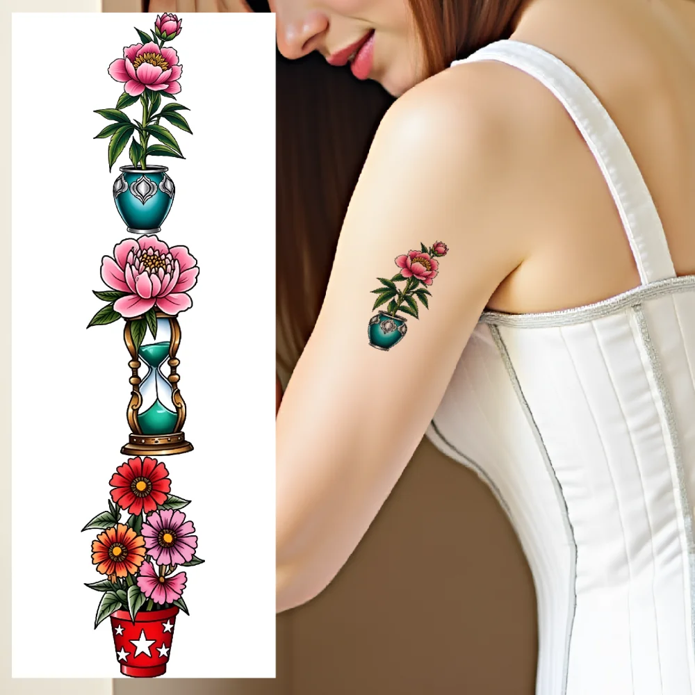 28pcs Temporary Tattoo Butterfly Waterproof Long-lasting Body Stickers Blue Flowers Cactus In Pot New School Traditional For
28pcs Temporary Tattoo Butterfly Waterproof Long-lasting Body Stickers Blue Flowers Cactus In Pot New School Traditional For