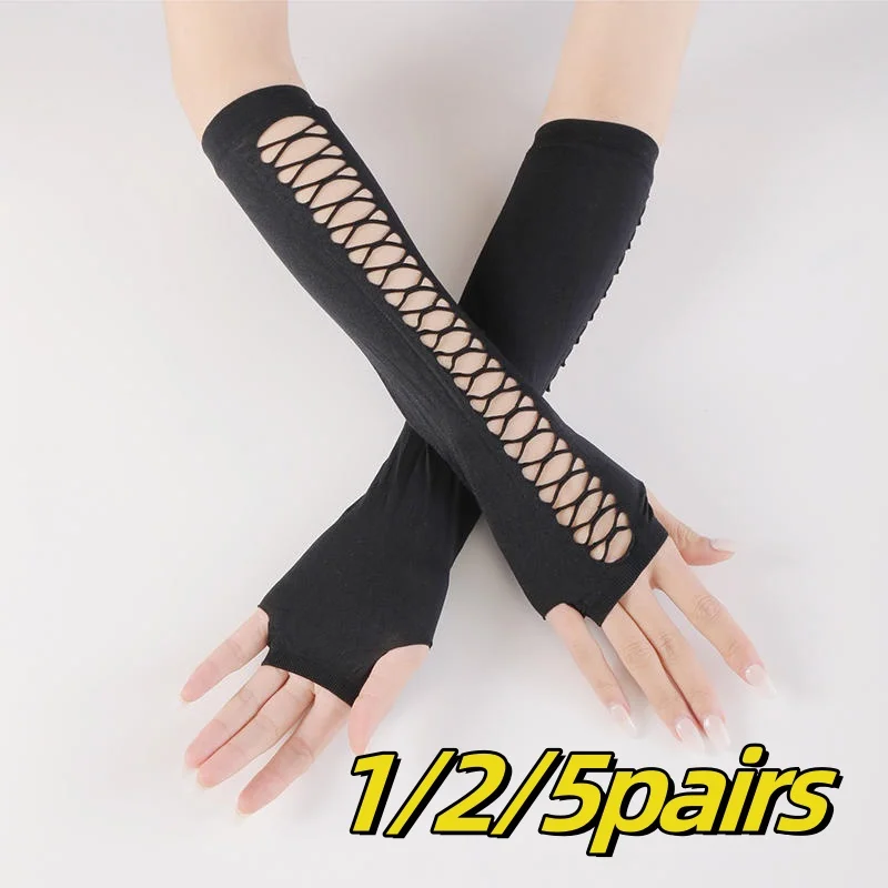 Europe and the United States sexy lace lace gloves long points nightclub dancing fun etiquette mesh fingerless gloves cos
Europe and the United States sexy lace lace gloves long points nightclub dancing fun etiquette mesh fingerless gloves cos