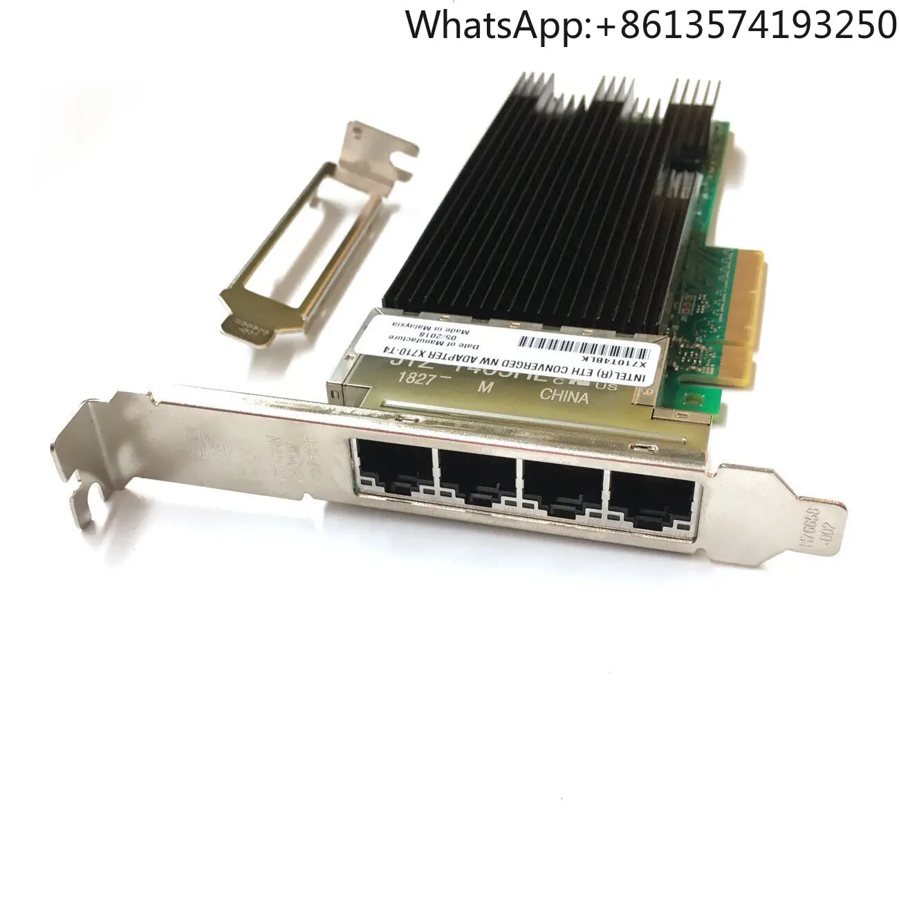 Network Card X710-T4 X710T4BLK Ethernet Converged Networking Adapter
Network Card X710-T4 X710T4BLK Ethernet Converged Networking Adapter