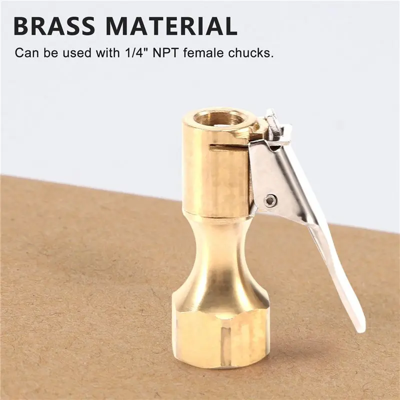 【Ship Within 6PCS Brass Air Chuck Set,1/4 Inch Closed Ball Air Chuck & Female NPT Dual Head Air Chuck & Closed Flow Tire Chuck
【Ship Within 6PCS Brass Air Chuck Set,1/4 Inch Closed Ball Air Chuck & Female NPT Dual Head Air Chuck & Closed Flow Tire Chuck