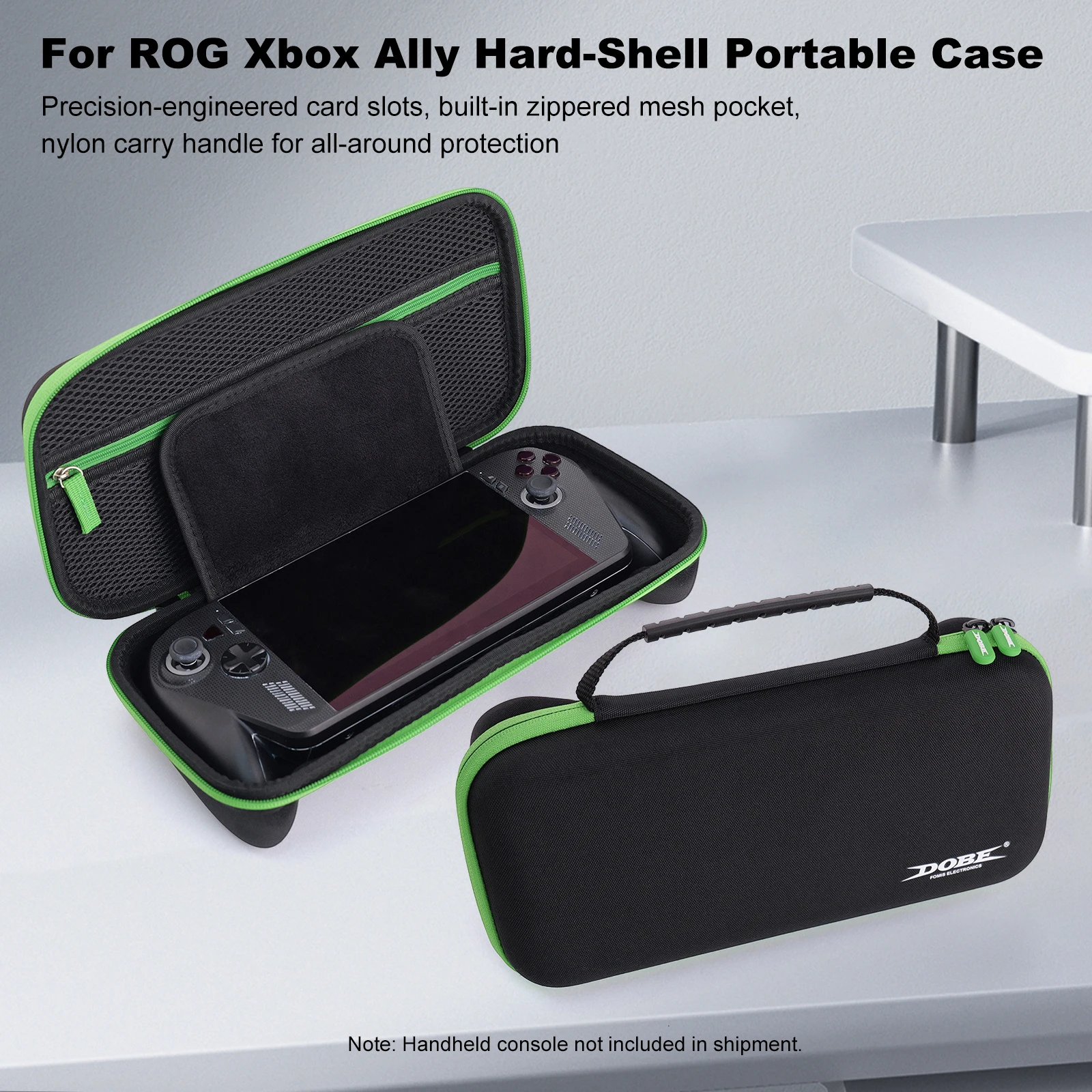 Hard Portable Protective Travel Shell Pouch for ROG Xbox Ally & Ally X Protective Travel Carrying Case with Mesh Pocket
Hard Portable Protective Travel Shell Pouch for ROG Xbox Ally & Ally X Protective Travel Carrying Case with Mesh Pocket