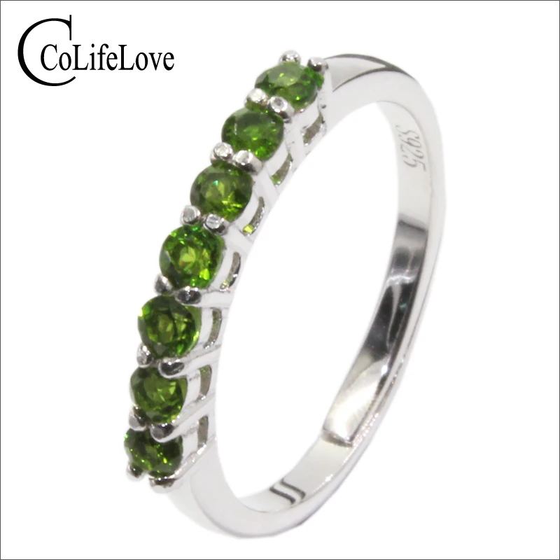 100% Natural Chrome Diopside Ring for Engagement 7 Pcs VVS Diopside Silver Ring Simple 925 Silver Gemstone Ring Romantic Gift
100% Natural Chrome Diopside Ring for Engagement 7 Pcs VVS Diopside Silver Ring Simple 925 Silver Gemstone Ring Romantic Gift