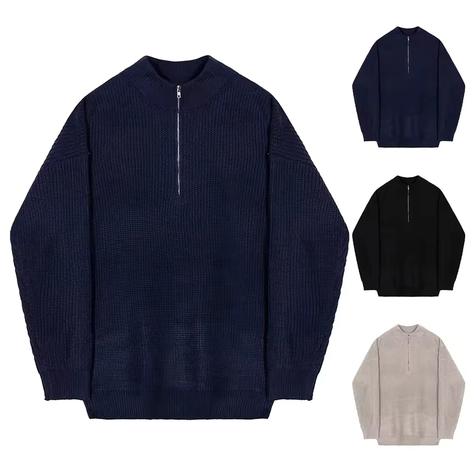 Casual Crew Neck Long Sleeve Sweater Fall Half Zip Cardigan Sweater свитер мужской
Casual Crew Neck Long Sleeve Sweater Fall Half Zip Cardigan Sweater свитер мужской