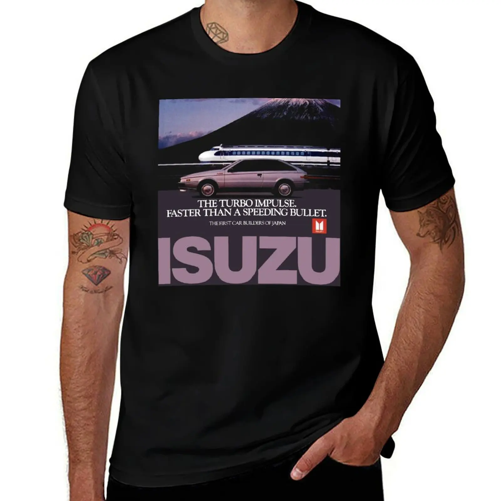 ISUZU IMPULSE TURBO - BULLET TRAIN / MT FUJI T-Shirt cotton t shirt pack cotton t shirt man t shirts with prints T-Shirt
ISUZU IMPULSE TURBO - BULLET TRAIN / MT FUJI T-Shirt cotton t shirt pack cotton t shirt man t shirts with prints T-Shirt