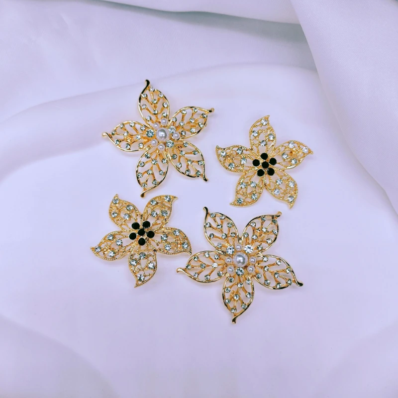High Grade Alloy Rhinestone Corsage Pearl Flower Pin Fashionable Versatile Accessories Suit Couple Gift
High Grade Alloy Rhinestone Corsage Pearl Flower Pin Fashionable Versatile Accessories Suit Couple Gift