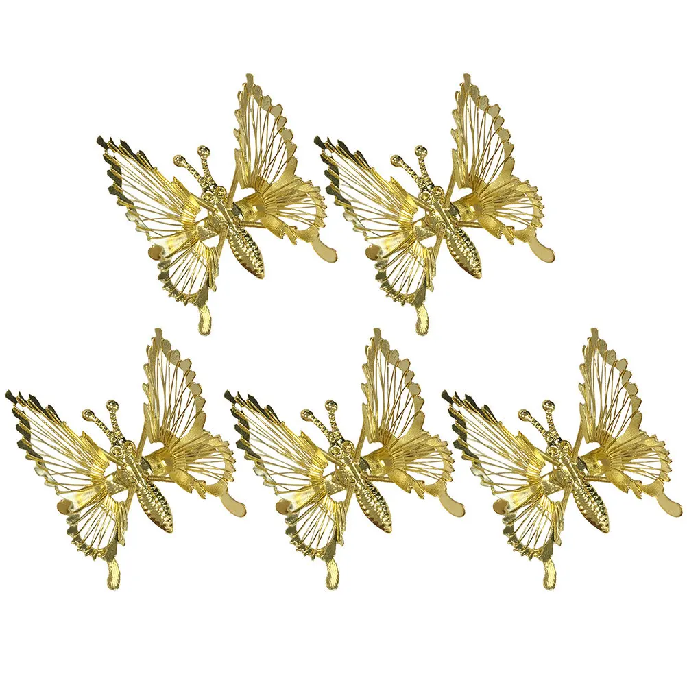 5Pcs Butterflies Hairpins Duck Bill Clips Bright Luster Energy Lovely Design Suitable for Thick Straight Curly Hair Women Hair
5Pcs Butterflies Hairpins Duck Bill Clips Bright Luster Energy Lovely Design Suitable for Thick Straight Curly Hair Women Hair