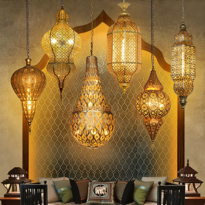 New Xinjiang retro restaurant chandelier wrought iron decorative lamp cafe tea room characteristic personality South East Asia s
New Xinjiang retro restaurant chandelier wrought iron decorative lamp cafe tea room characteristic personality South East Asia s