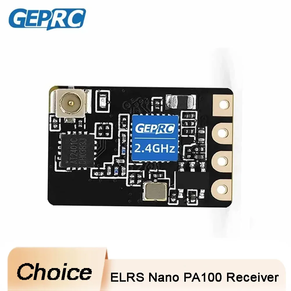 GEPRC ELRS Nano PA100 Receiver - 2.4G ExpressLRS 100mW, Mini Size for Quadcopter FPV Freestyle Racing Drone, Stable Signal RC Re
GEPRC ELRS Nano PA100 Receiver - 2.4G ExpressLRS 100mW, Mini Size for Quadcopter FPV Freestyle Racing Drone, Stable Signal RC Re
