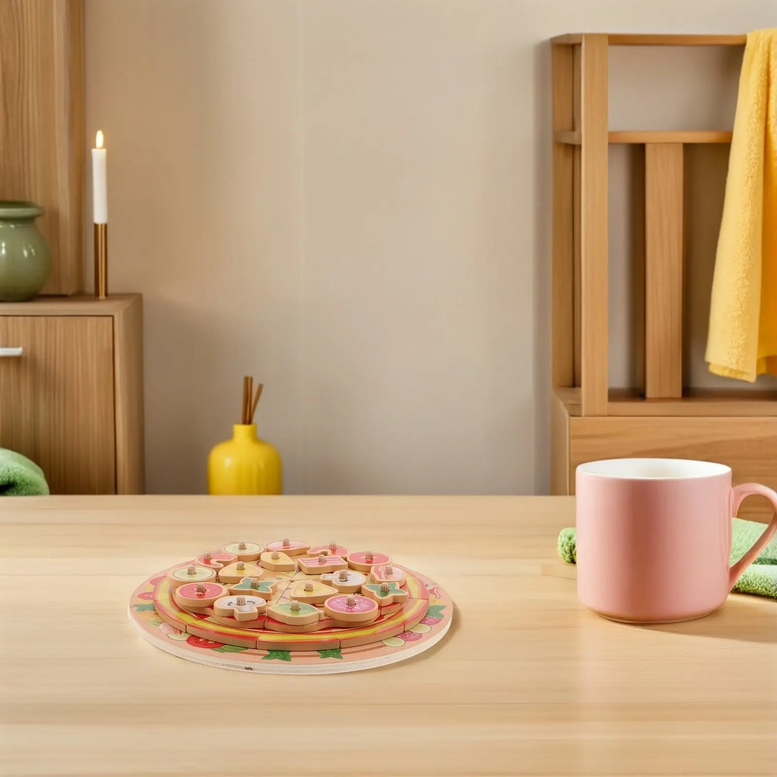 Деревянный реалистичный набор для игры в пиццу, развивающий игровой набор Монтессори для детей, кухонный набор для малышей
Деревянный реалистичный набор для игры в пиццу, развивающий игровой набор Монтессори для детей, кухонный набор для малышей